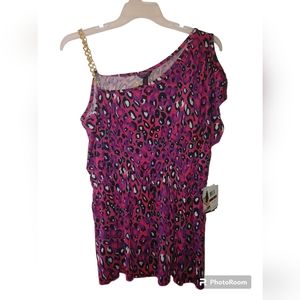 Dereon cheetah print Black and Pink